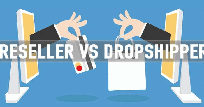 reseller vs dropship