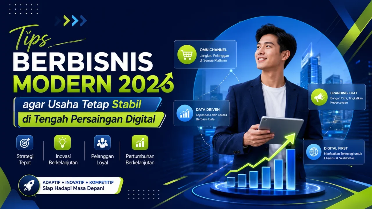 Tips Berbisnis Modern 2026 agar Usaha Tetap Stabil di Tengah Persaingan Digital