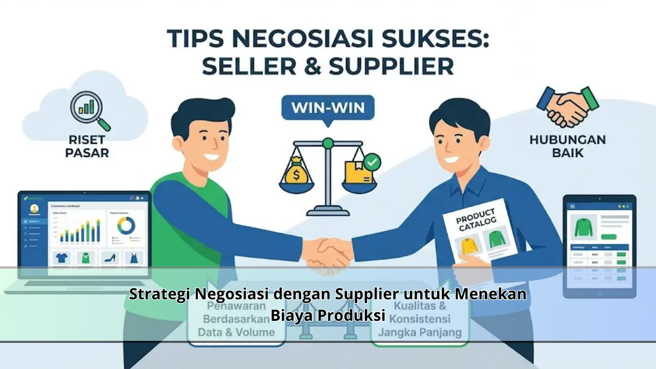 Strategi Negosiasi dengan Supplier untuk Menekan Biaya Produksi