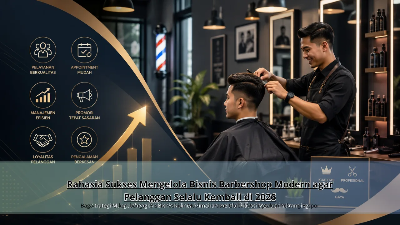 Rahasia Sukses Mengelola Bisnis Barbershop Modern agar Pelanggan Selalu Kembali di 2026