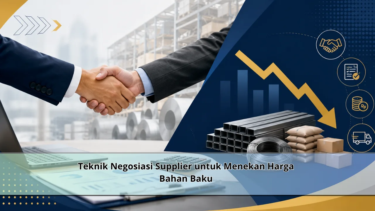 Teknik Negosiasi Supplier untuk Menekan Harga Bahan Baku