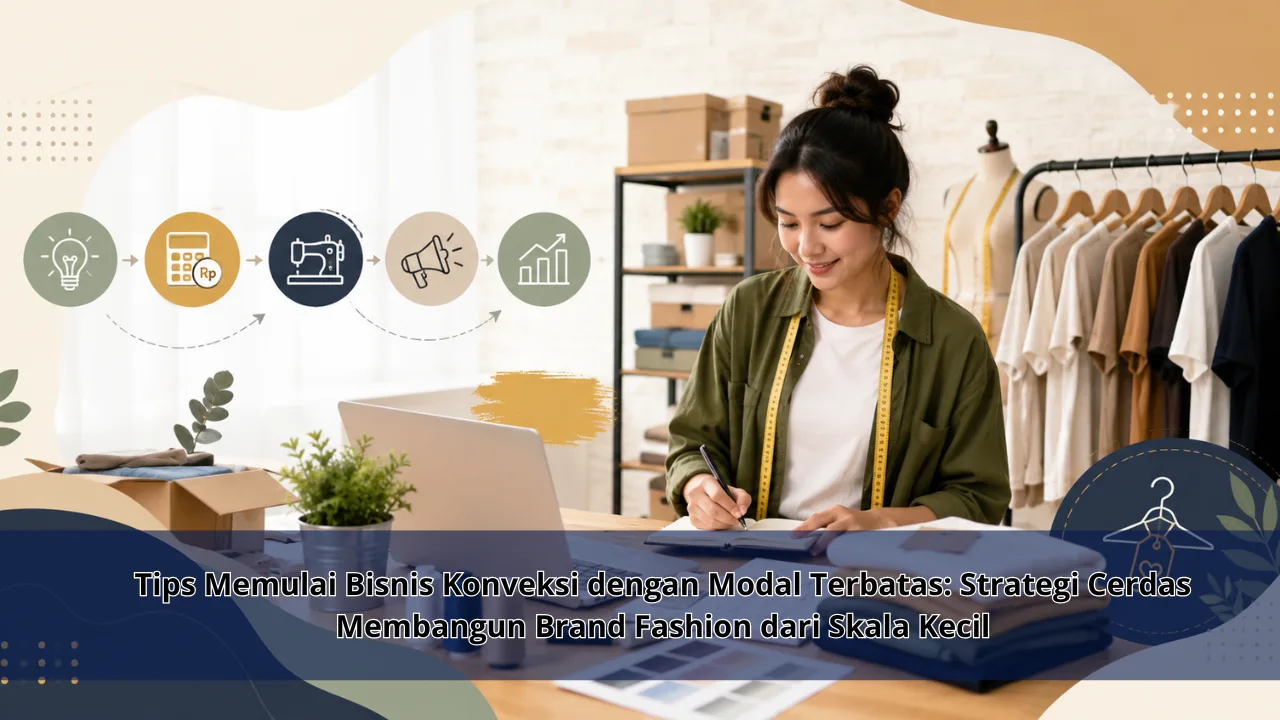 Tips Memulai Bisnis Konveksi dengan Modal Terbatas: Strategi Cerdas Membangun Brand Fashion dari Skala Kecil