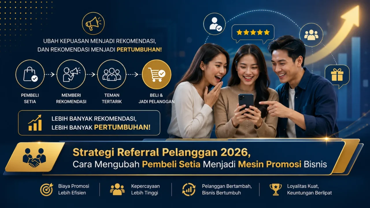 Strategi Referral Pelanggan 2026, Cara Mengubah Pembeli Setia Menjadi Mesin Promosi Bisnis