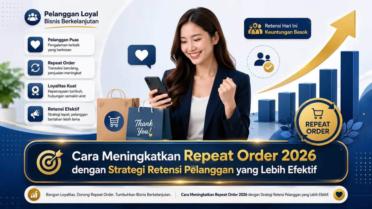 Cara Meningkatkan Repeat Order 2026 dengan Strategi Retensi Pelanggan yang Lebih Efektif