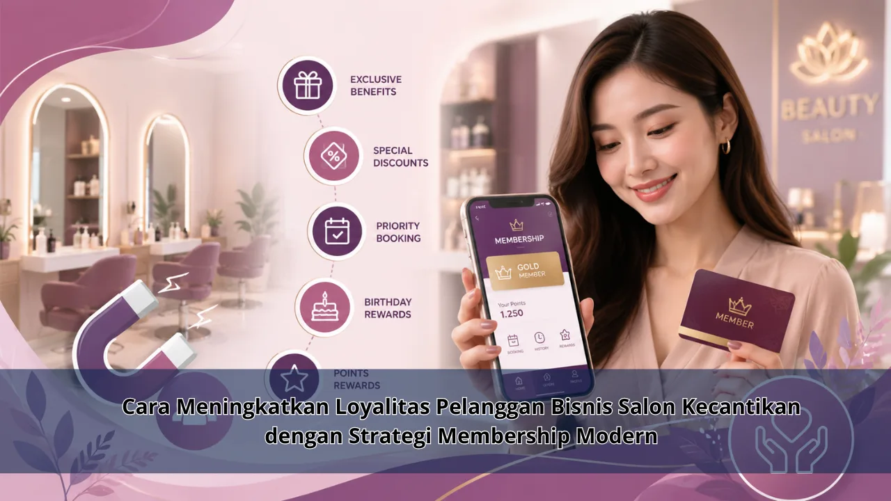 Cara Meningkatkan Loyalitas Pelanggan Bisnis Salon Kecantikan dengan Strategi Membership Modern