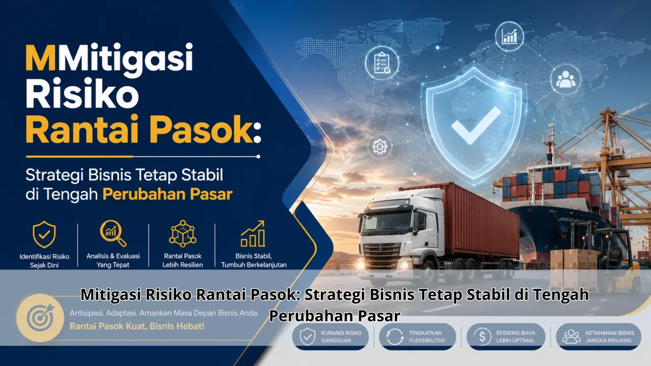 Mitigasi Risiko Rantai Pasok: Strategi Bisnis Tetap Stabil di Tengah Perubahan Pasar
