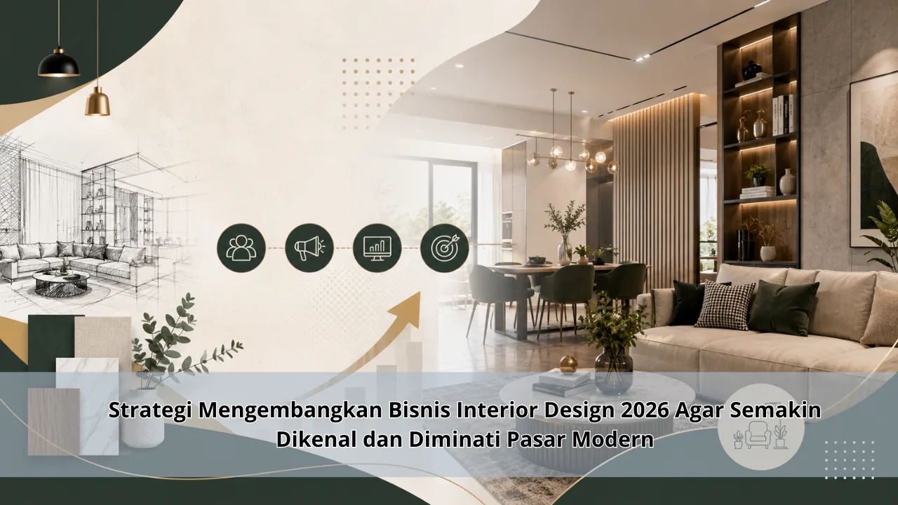 Strategi Mengembangkan Bisnis Interior Design 2026 Agar Semakin Dikenal dan Diminati Pasar Modern