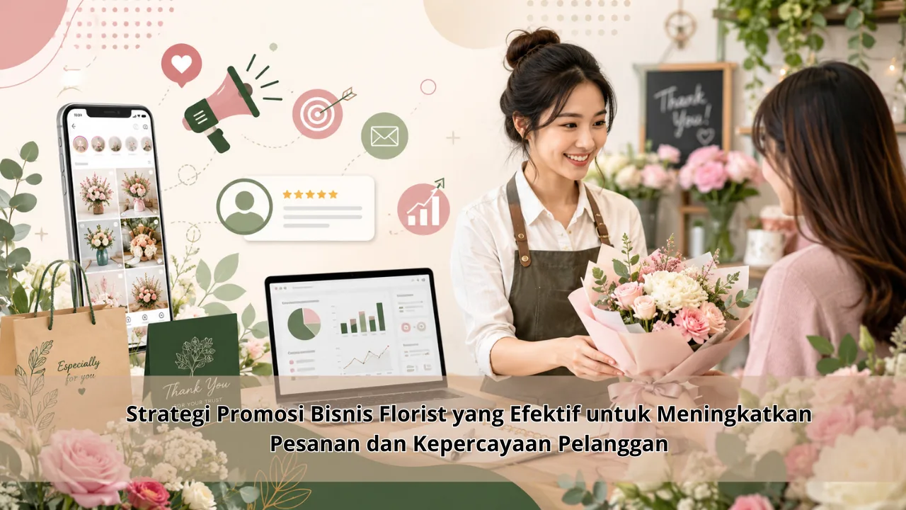 Strategi Promosi Bisnis Florist yang Efektif untuk Meningkatkan Pesanan dan Kepercayaan Pelanggan
