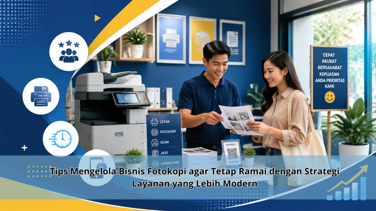 Tips Mengelola Bisnis Fotokopi agar Tetap Ramai dengan Strategi Layanan yang Lebih Modern