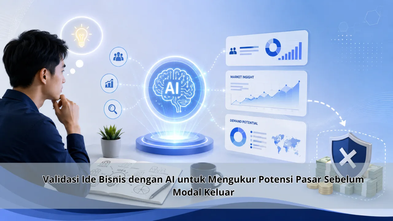 Validasi Ide Bisnis dengan AI untuk Mengukur Potensi Pasar Sebelum Modal Keluar