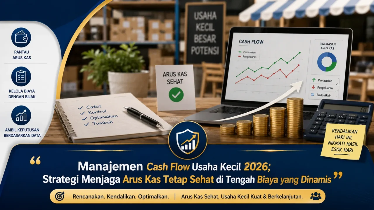 Manajemen Cash Flow Usaha Kecil 2026, Strategi Menjaga Arus Kas Tetap Sehat di Tengah Biaya yang Dinamis