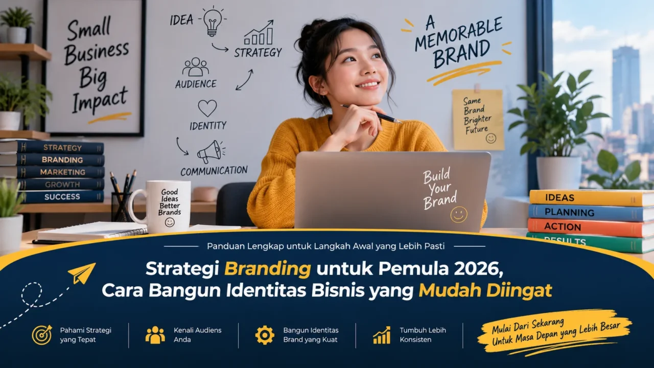 Strategi Branding untuk Pemula 2026, Cara Bangun Identitas Bisnis yang Mudah Diingat
