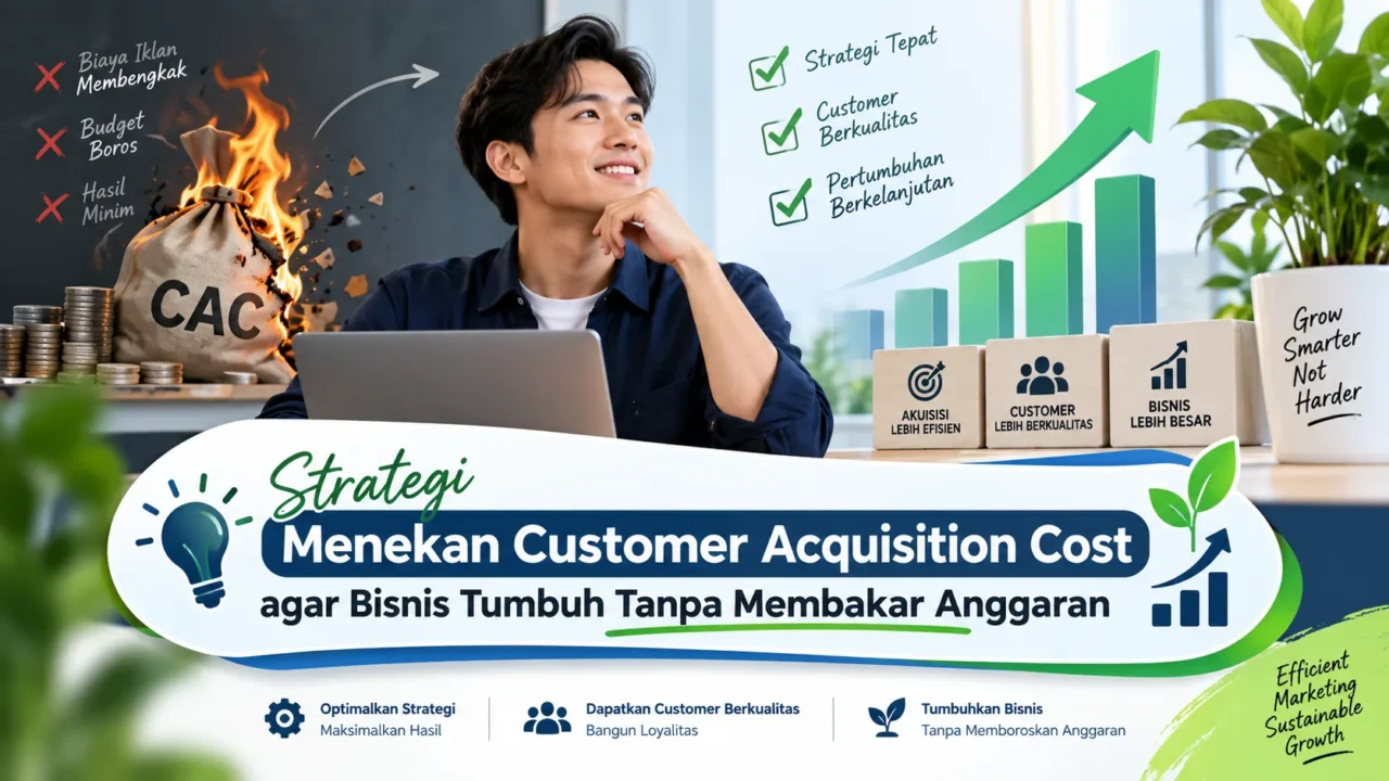 Strategi Menekan Customer Acquisition Cost agar Bisnis Tumbuh Tanpa Membakar Anggaran