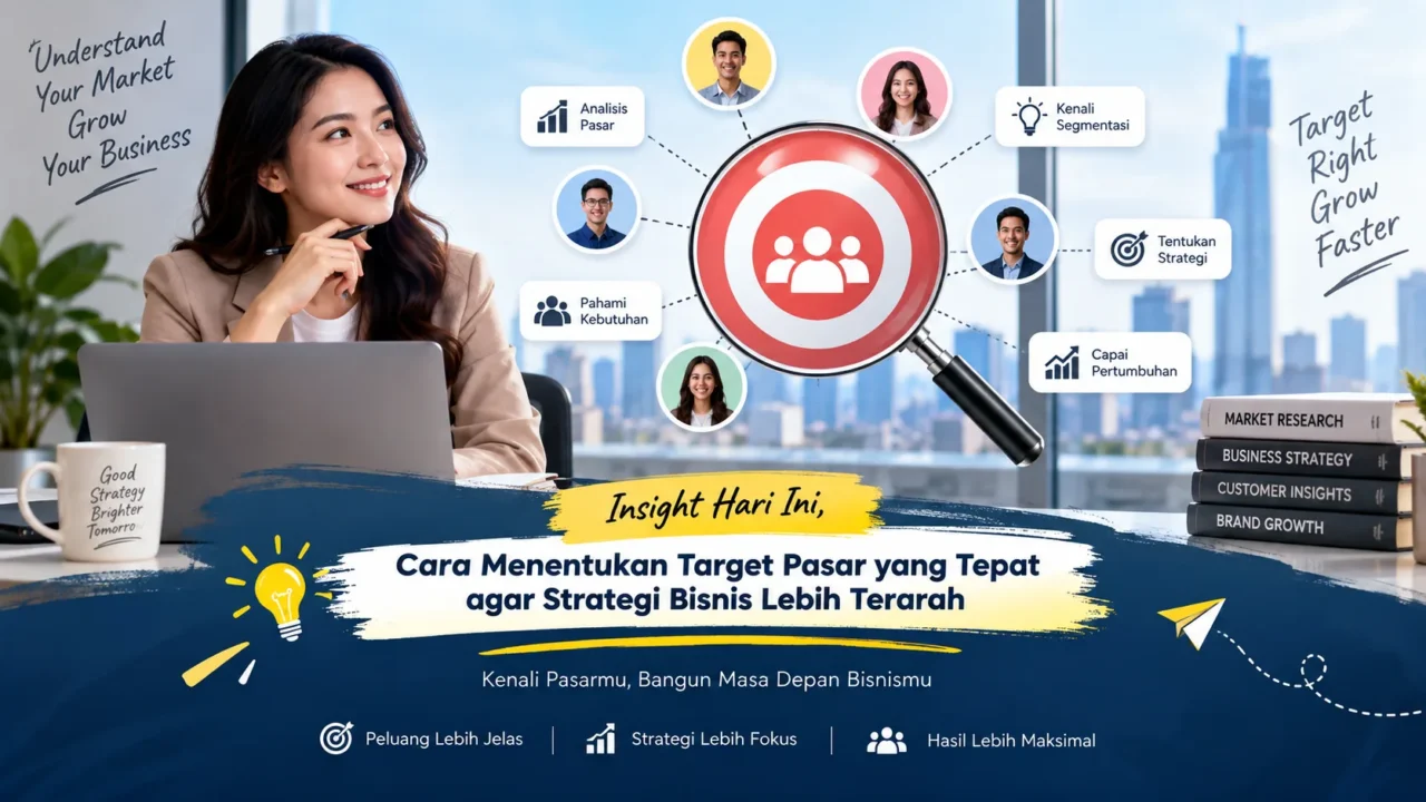 Cara Menentukan Target Pasar yang Tepat agar Strategi Bisnis Lebih Terarah