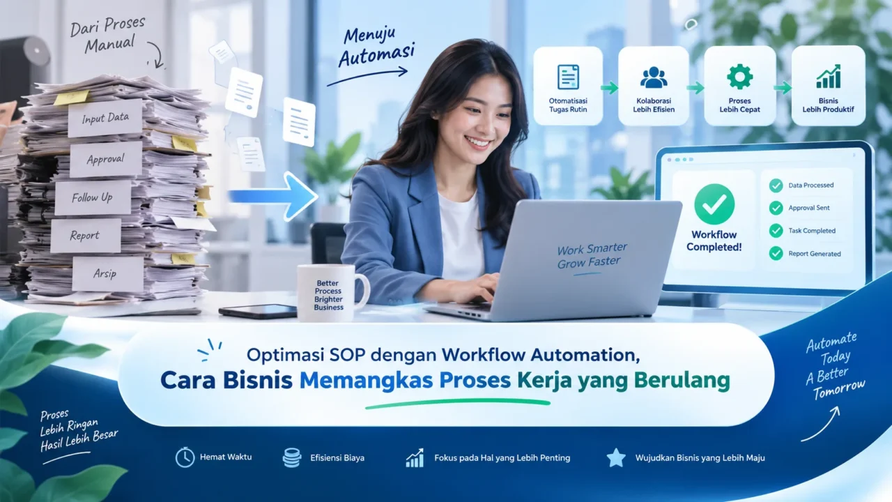 Optimasi SOP dengan Workflow Automation, Cara Bisnis Memangkas Proses Kerja yang Berulang