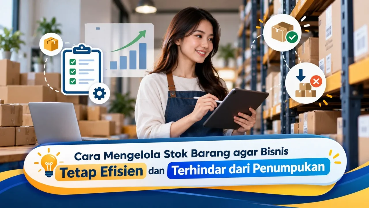 Cara Mengelola Stok Barang agar Bisnis Tetap Efisien dan Terhindar dari Penumpukan