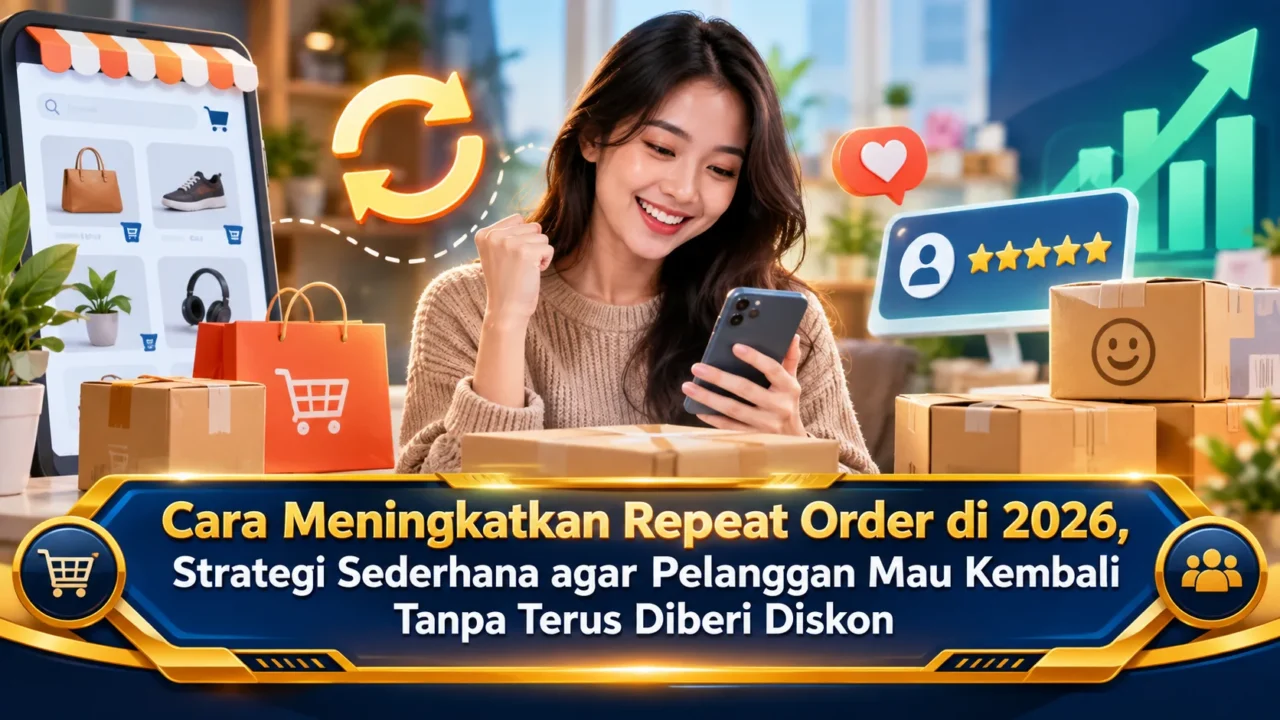 Cara Meningkatkan Repeat Order di 2026, Strategi Sederhana agar Pelanggan Mau Kembali Tanpa Terus Diberi Diskon