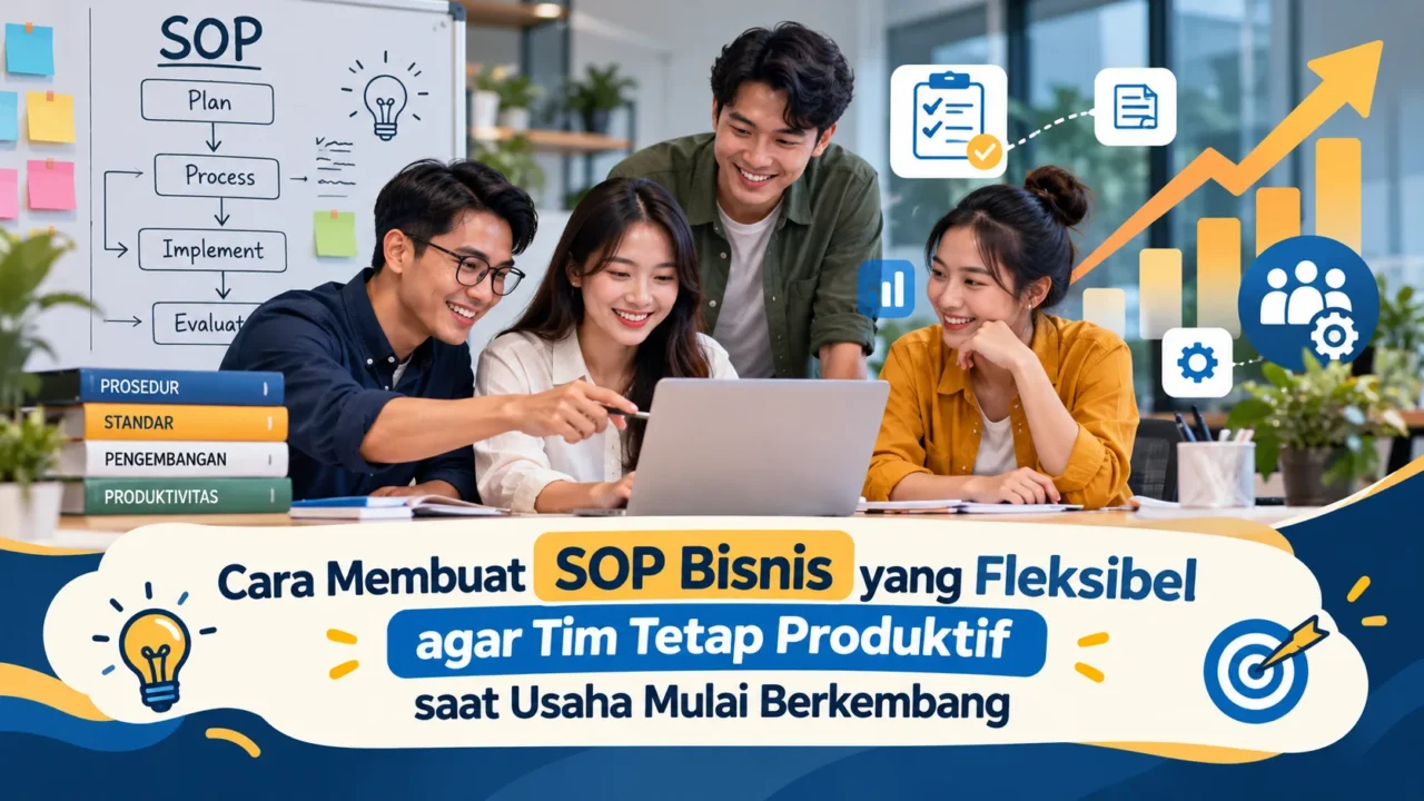 Cara Membuat SOP Bisnis yang Fleksibel agar Tim Tetap Produktif saat Usaha Mulai Berkembang