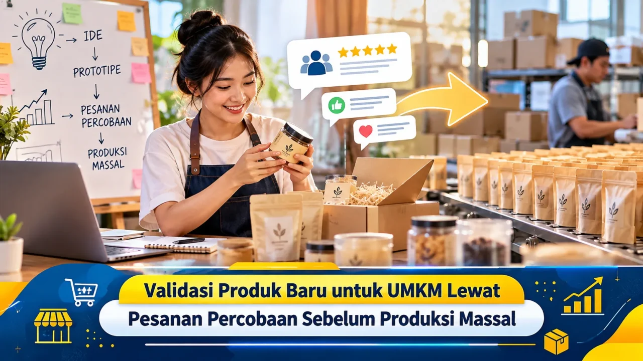 Validasi Produk Baru untuk UMKM Lewat Pesanan Percobaan Sebelum Produksi Massal