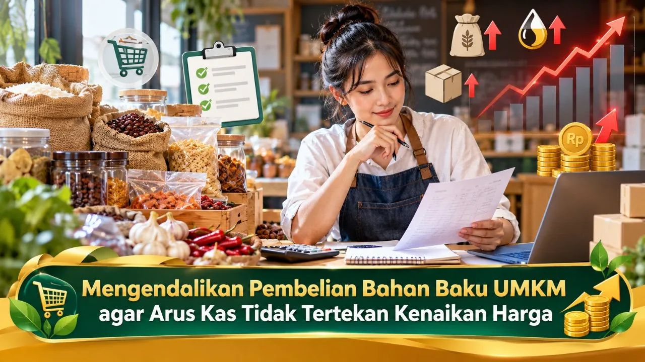 Mengendalikan Pembelian Bahan Baku UMKM agar Arus Kas Tidak Tertekan Kenaikan Harga