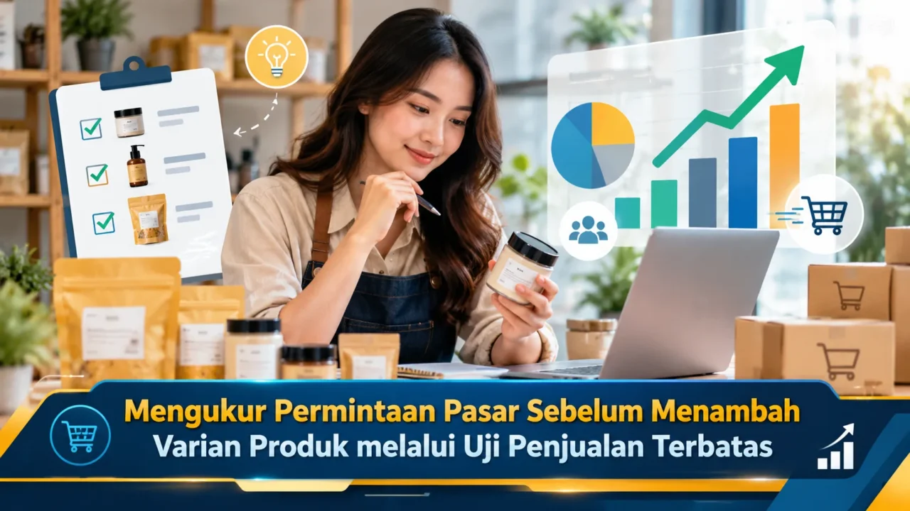 Mengukur Permintaan Pasar Sebelum Menambah Varian Produk melalui Uji Penjualan Terbatas