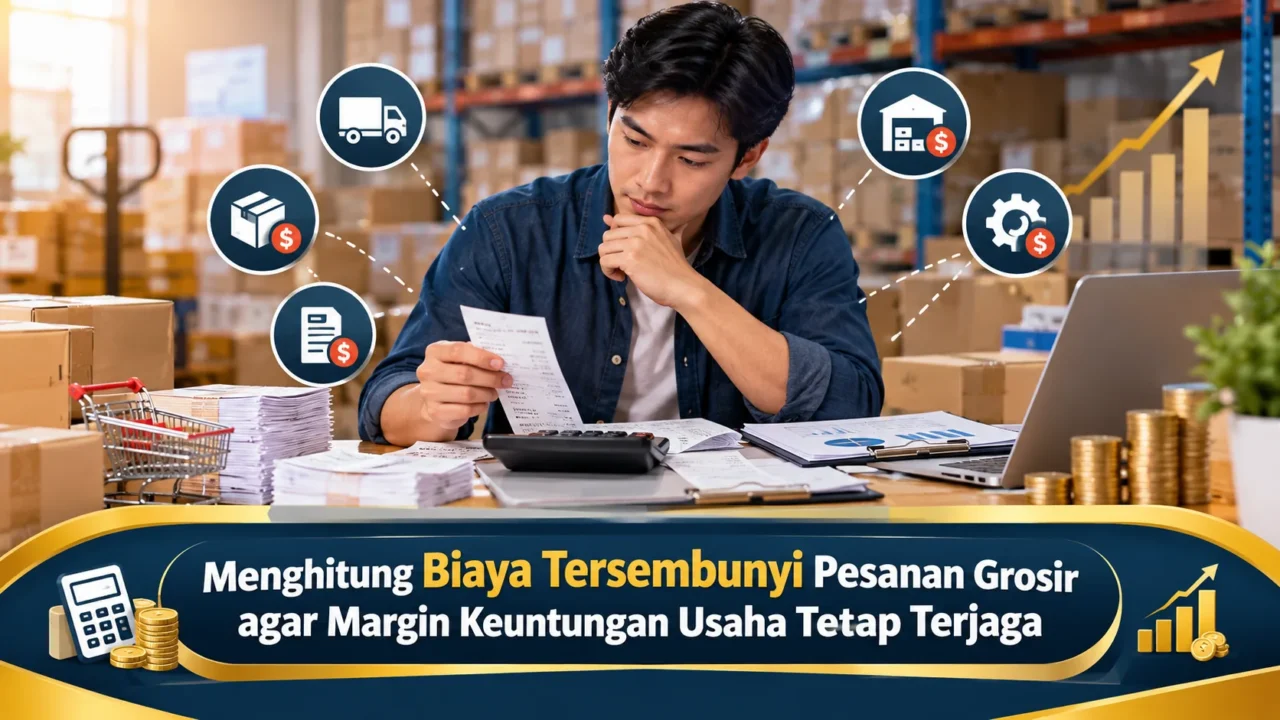 Menghitung Biaya Tersembunyi Pesanan Grosir agar Margin Keuntungan Usaha Tetap Terjaga