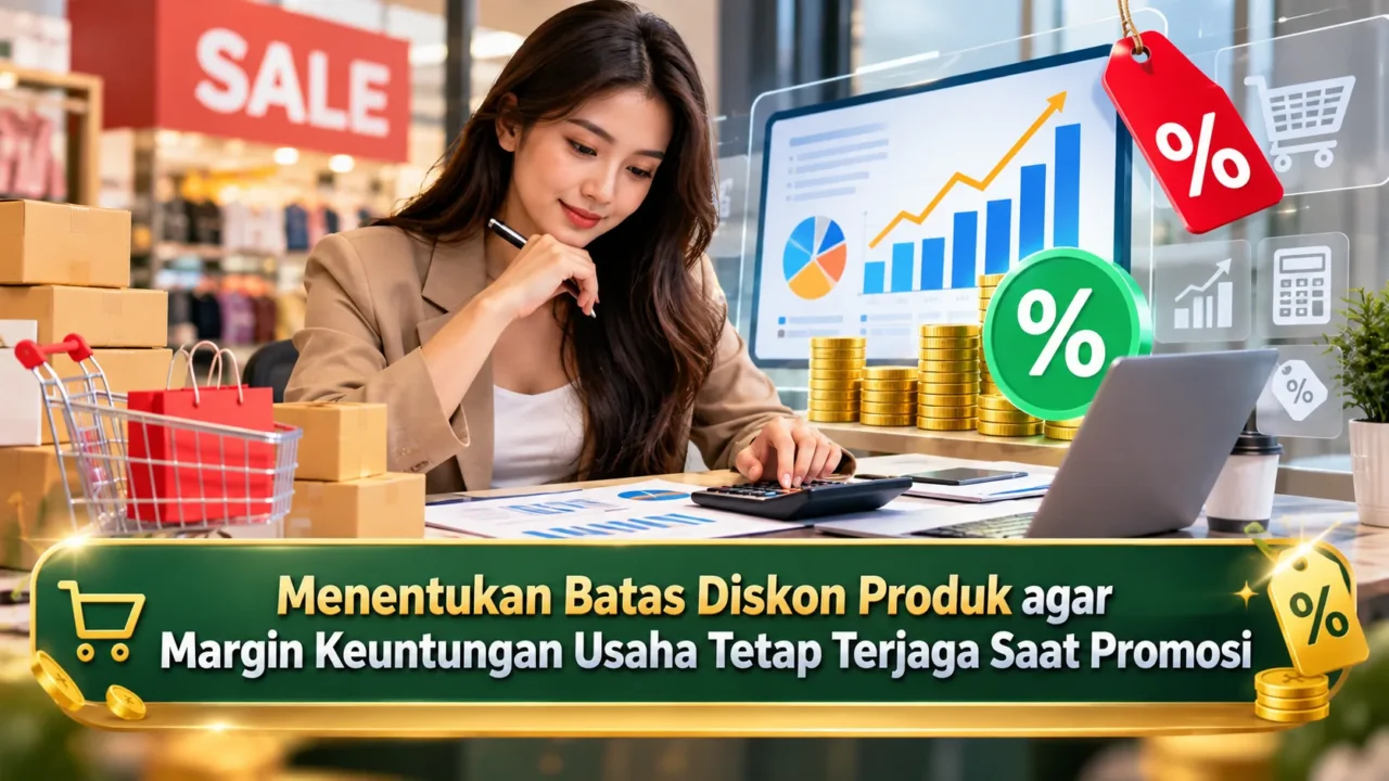 Menentukan Batas Diskon Produk agar Margin Keuntungan Usaha Tetap Terjaga Saat Promosi