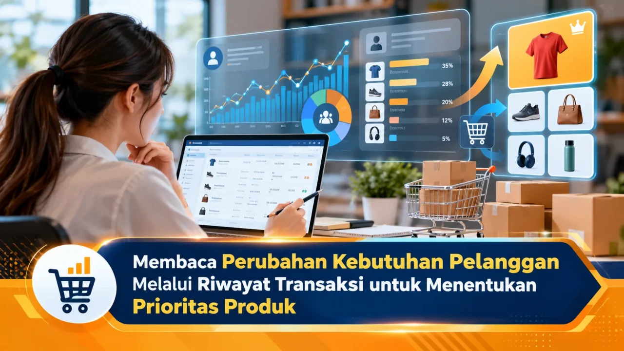 Membaca Perubahan Kebutuhan Pelanggan Melalui Riwayat Transaksi untuk Menentukan Prioritas Produk