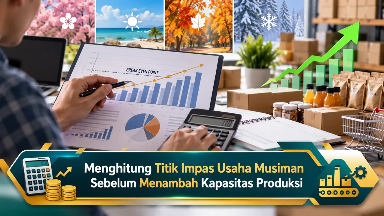 Menghitung Titik Impas Usaha Musiman Sebelum Menambah Kapasitas Produksi